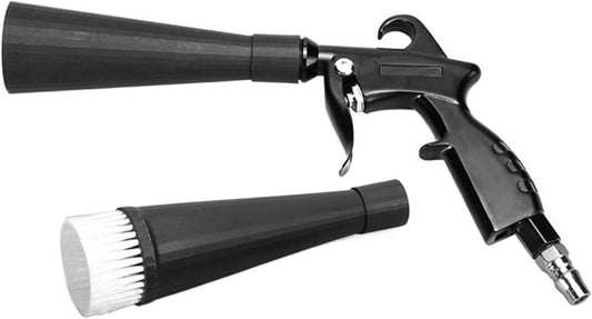 Générique Car Cleaning Blower, Interior Cleaner, Detailing Air Nozzle Tool, 9.06 x 6.3 x 5.51 pollici, Removal ad alta velocità, Ergonomic Grip Design, Ideal for Dashboard, Vents, Tight Areas