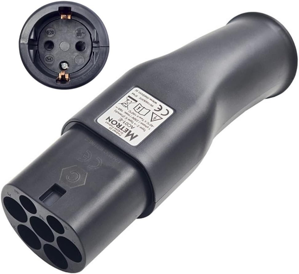 Metron AC01 Type 2 Adaptor to Schuko Reliable on Any Wallbox Thanks to Start and Stop Electronics