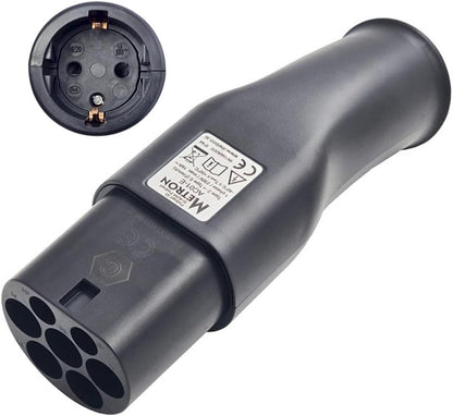 Metron AC01 Type 2 Adaptor to Schuko Reliable on Any Wallbox Thanks to Start and Stop Electronics