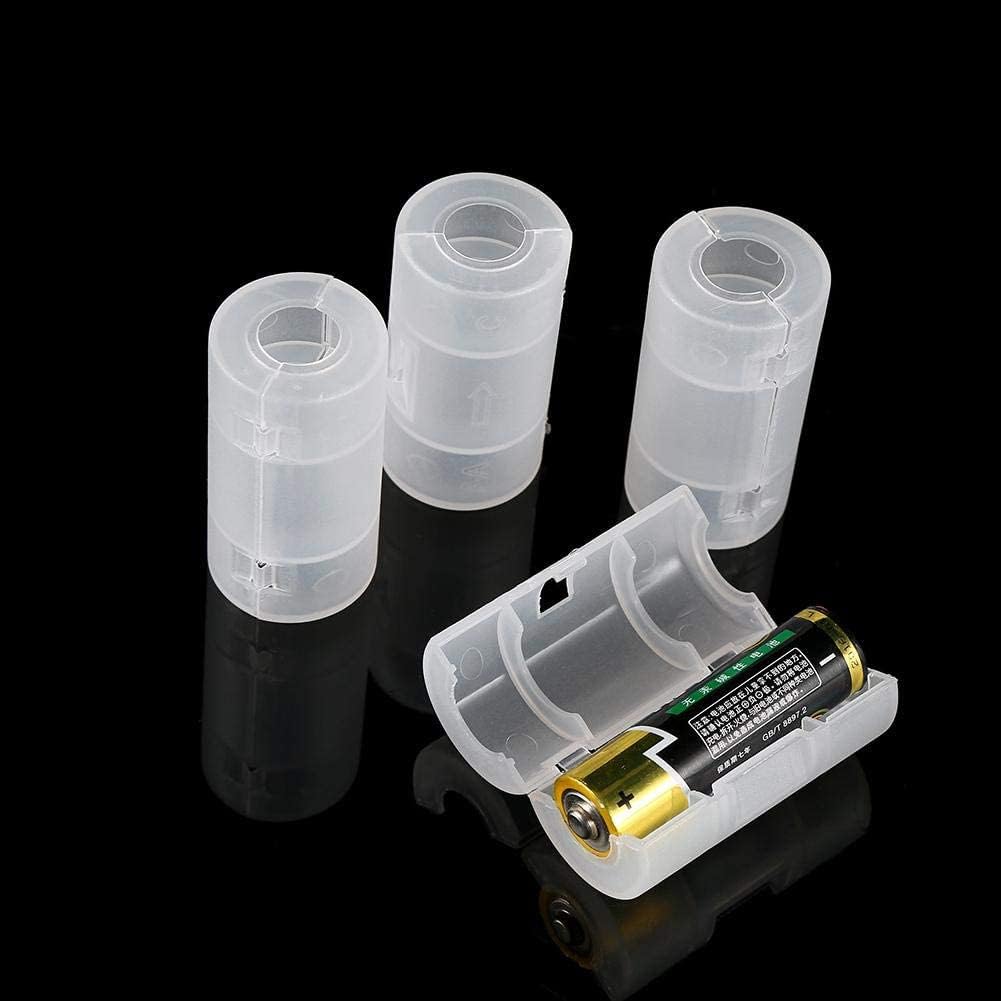 Socobeta 4 PZ Convertitore di Batteria 5 a 2 AA a C Convertitore di Batteria da AA a C