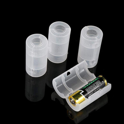 Socobeta 4 PZ Convertitore di Batteria 5 a 2 AA a C Convertitore di Batteria da AA a C