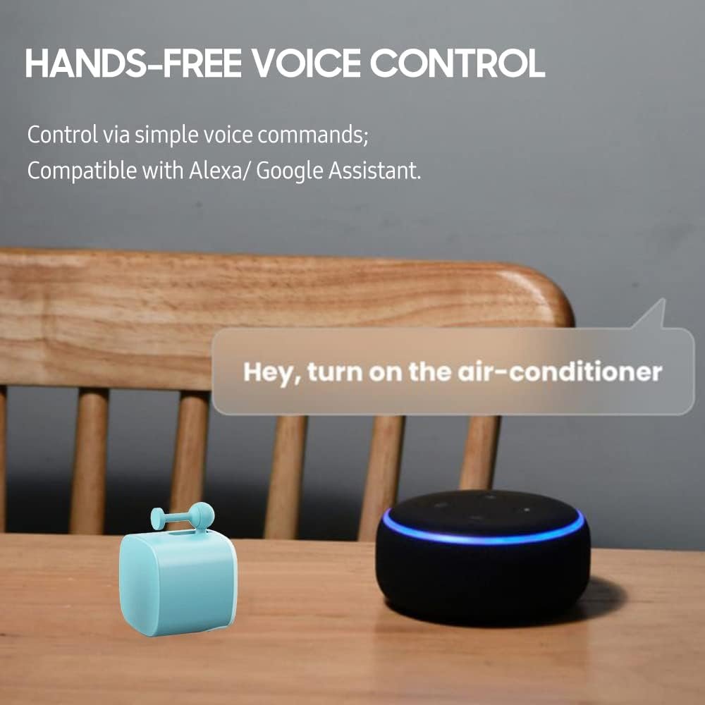 Fingerbot,Mini BT Fingerbot Home Automation Controller APP Control Voice Control Schedule Timer Fingerbot Home Appliances Switch Pusher Smart Controller (BT Gateway Required)