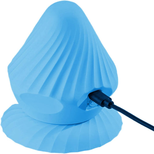 DAWCBVJQ Palla massaggiante elettrica vibrante per massaggi, palla a rilascio fasciale, massaggiatore muscolare elettrico, attrezzo regolabile a 4 marce, per il collo e le gambe della vita