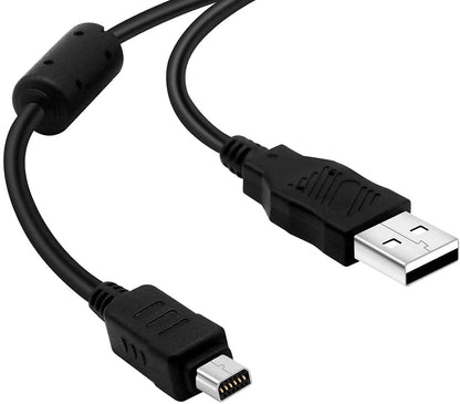 Digital Camera USB Adapter Cable CB-USB5/USB6/USB8 Data Sync Power Supply Charger Cord Compatible With Olympus Digital Cameras
