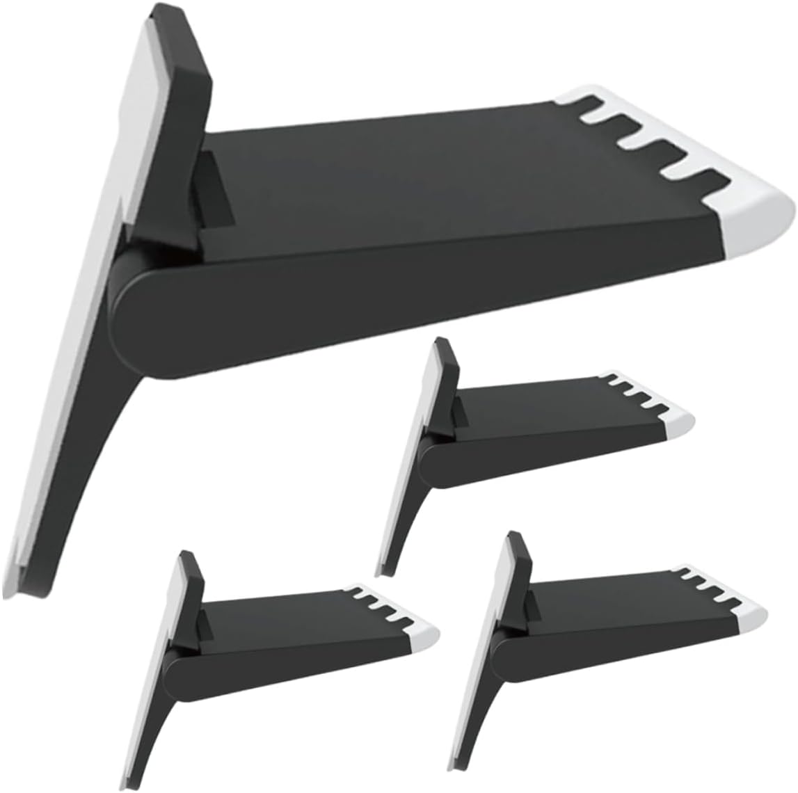 Hoement Ergonomic Laptop Holder 4pcs Foldable Laptop Stand Cooling Pad for Desk