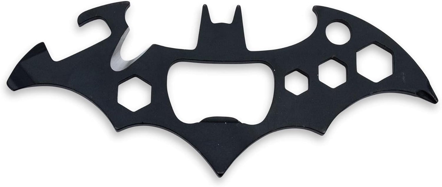 DC Comics Batman Batarang Pocket Size 6-In-1 Portable Multitool Kit | Hand Tool Gadgets For Camping, Survival Gear