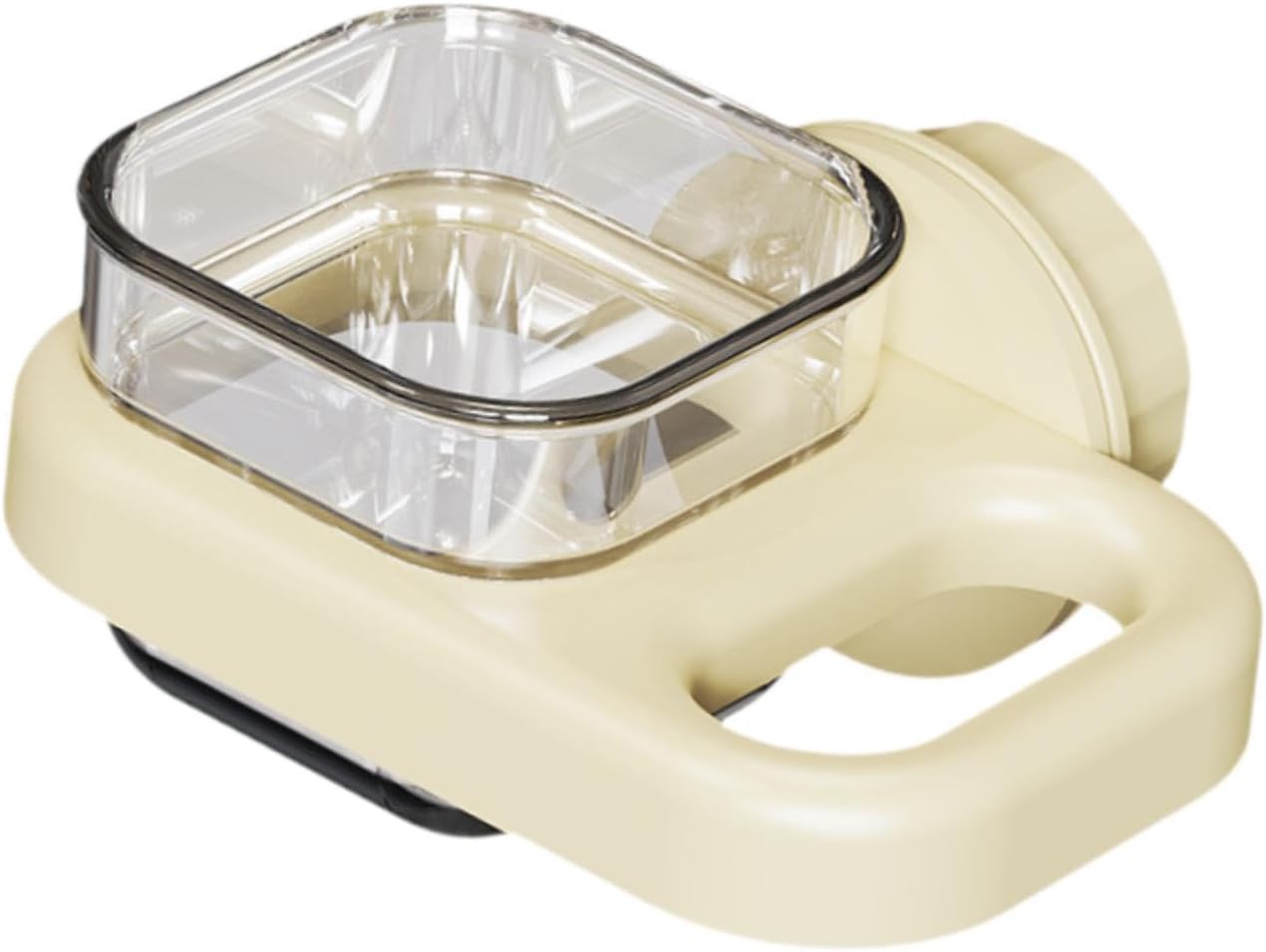 Ｂｅｓｇａ Parakeet Food Dish Feeder Bowl Stable Watering Supplies Portable Bird Feeding Dish Cup Bird Waterer for Parrot Yard Balcony, White