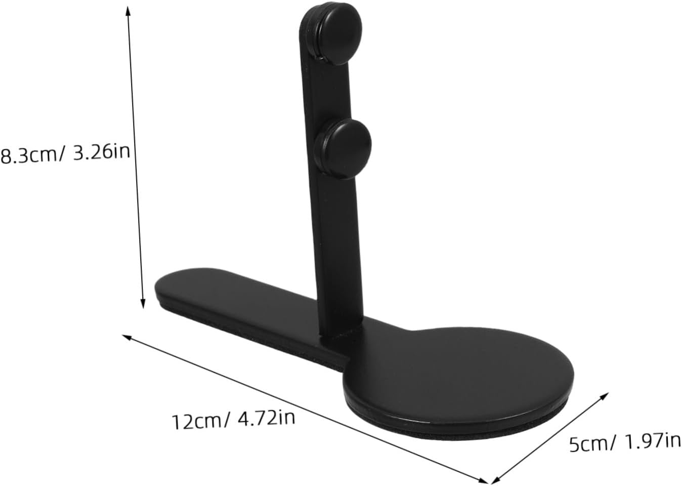 NULYLU Versatile Desk Pegboard Bracket Metal Display Stand Fixed Stabilizing Base Ideal for Workspace Organization