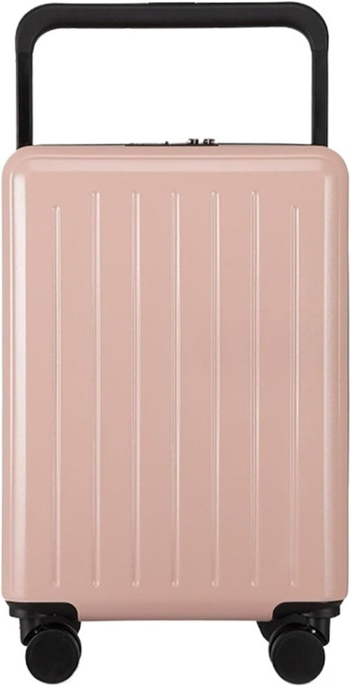 Suitcase Carry On Luggage Security Combination Lock Suitcase Luggage Suitcase Checked Luggage Carry-on Suitcase (Color : Pink, Size : 24Inch)