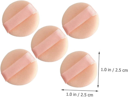 ERINGOGO 5 Pieces Mini Puff Powder for Women Travel Makeup Accessories for Foundation and Finishing Powder
