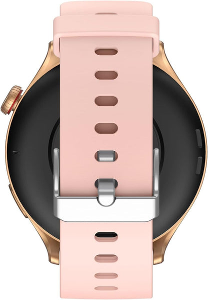 GTR2 Smart Watch in Black, Navy Blue, Glacier White, Blossom Pink - Your Health & Fitness Companion Gold and Pink (Pink)