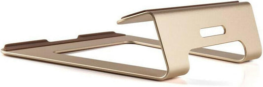 TODO Universal 11" - 15" MacBook Laptop Stand Aluminum Alloy Ergonomic Gold