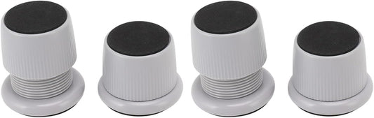 Tomotato 4 Pieces Height Adjustable Legs, 40 mm Height Adjustable Furniture Riser, 0-25 mm, Wear-resistant, Non-Slip, Furniture Legs for Table, Chair, Sofa(Grey)