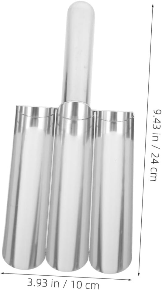 CRILSTYLEO Set of 3 Stainless Steel Meatballs Pressing Tool for Home Use Restaurant Hot Pot Shop Easy to Clean and Install