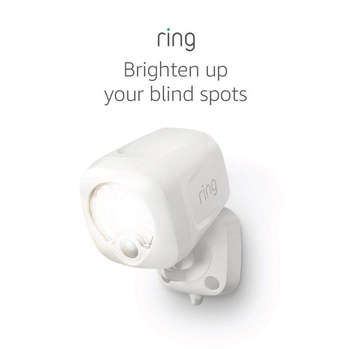 Ring Smart Lighting – Spotlight, Battery-Powered, Outdoor Motion-Sensor Security Light, White (Bridge required)