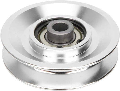 Heavy Duty Groove Wheel Fitness Equipment Accessories Stainless Steel Swivel Pulley Pulley Strength Training, Aluminium Alloy Pulley, for Gym Accessories Home(80mm in Diameter)
