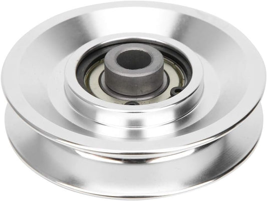 Heavy Duty Groove Wheel Fitness Equipment Accessories Stainless Steel Swivel Pulley Pulley Strength Training, Aluminium Alloy Pulley, for Gym Accessories Home(80mm in Diameter)