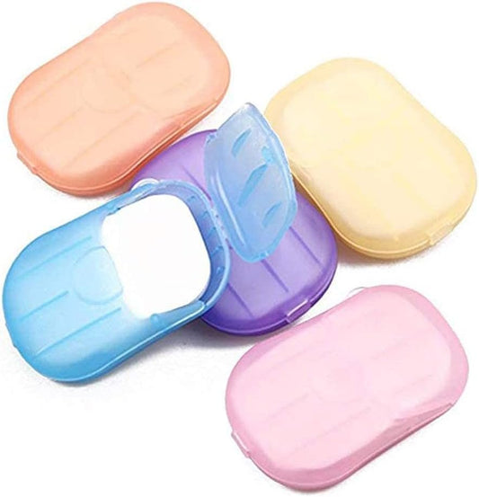 Juroicessry 500 Sheets Colorful Disposable Soap Paper 5 Boxes Hand Cleaner Fragrance Mini Color Soap Paper for school Indoor, Outdoor, Travel, Camping Hikingï¼ŒPaper Soapï¼ŒTravel Soap,Foot and Hand Care