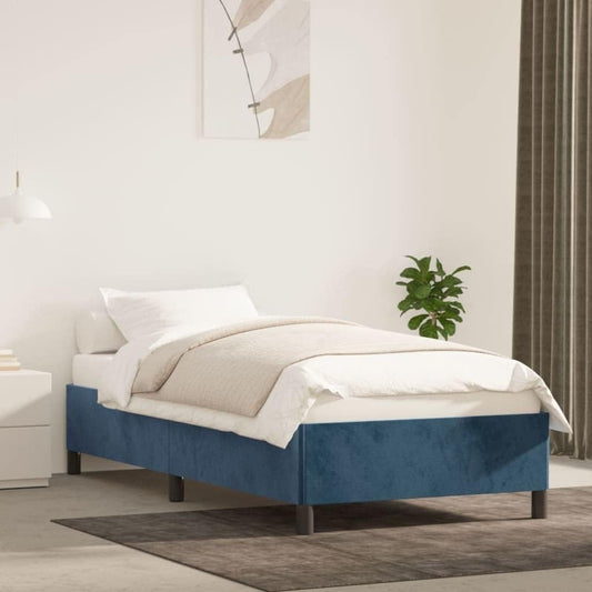 JUNZAI Giroletto Blu Scuro 90x200 cm in Velluto,Mobili,Letti e Accessori,Letti e telai per Letti