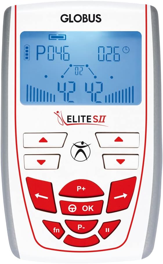 Globus | Elite SII, 2 Channel Electrostimulator, 100 Programs for Any Treatment Need, Fitness, Fitness, Beauty, Health and Wellness