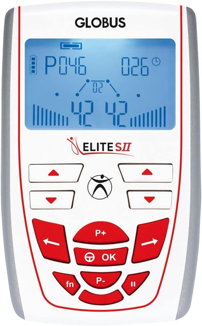 Globus | Elite SII, 2 Channel Electrostimulator, 100 Programs for Any Treatment Need, Fitness, Fitness, Beauty, Health and Wellness