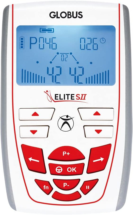 Globus | Elite SII, 2 Channel Electrostimulator, 100 Programs for Any Treatment Need, Fitness, Fitness, Beauty, Health and Wellness