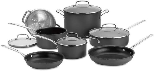 Cuisinart 66-11 Chef's Classic Nonstick Hard-Anodized 11-Piece Cookware Set