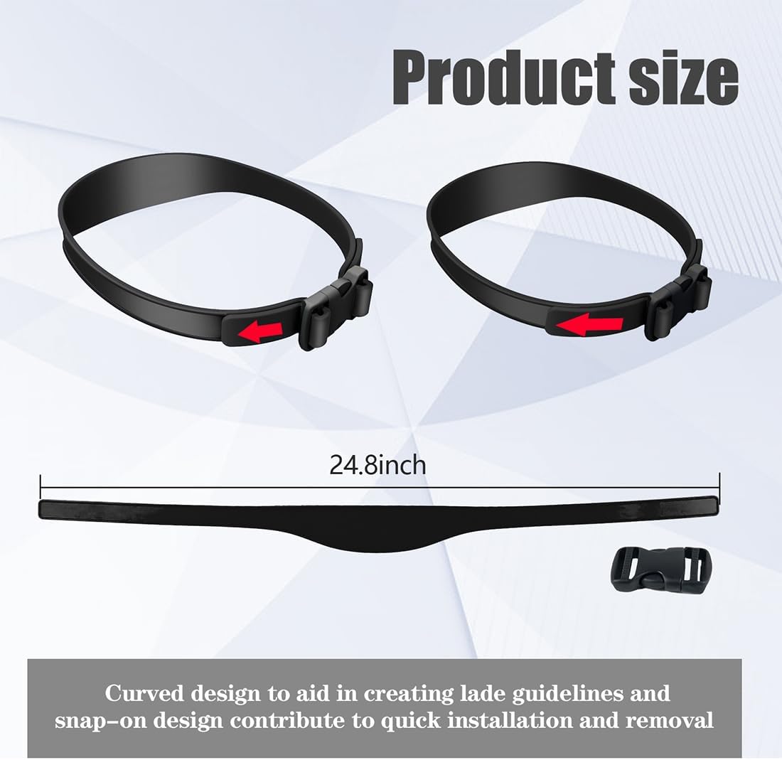 KSJEHW Neck Shaving Template Hair Cutting Guide Silicone Curved Silicone Hair Cutting Model for Household Hair