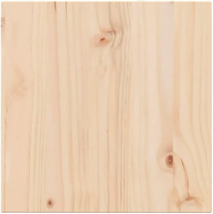 Replacement Dining Table Top, 50 x 50 x 1,7 cm, Square Coffee Tavolo, Tavolo da ristorante, uso commerciale, solido legno di pino, marrone, ideale per cenare Rooms and Cafes