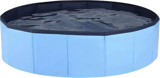Chicken Dust Bath Tub, Foldable Manure Bathtub, PVC Non-Slip Reusable Pet Feeder, Easy to Clean, for Ducks, Poultry, Farm, Lawn, Backyard Use, 80x20cm/31.5x7.87 inches