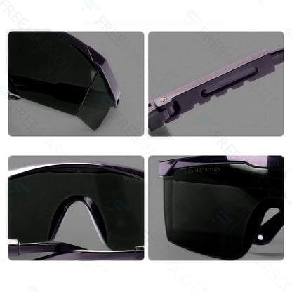 FreeMascot Red Light Therapy Glasses, 190-2000nm IPL Eye Protection for Hair Removal Treatment, Tanning Safety Glasses