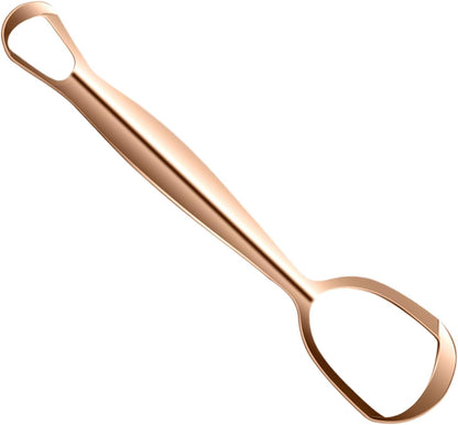 Tongue Scraper, Stainless Steel Oral Care Tool, Fan-Shaped Design, Improve Oral Hygiene, Daily Cleaning, for Family Adults, Breath, Removal