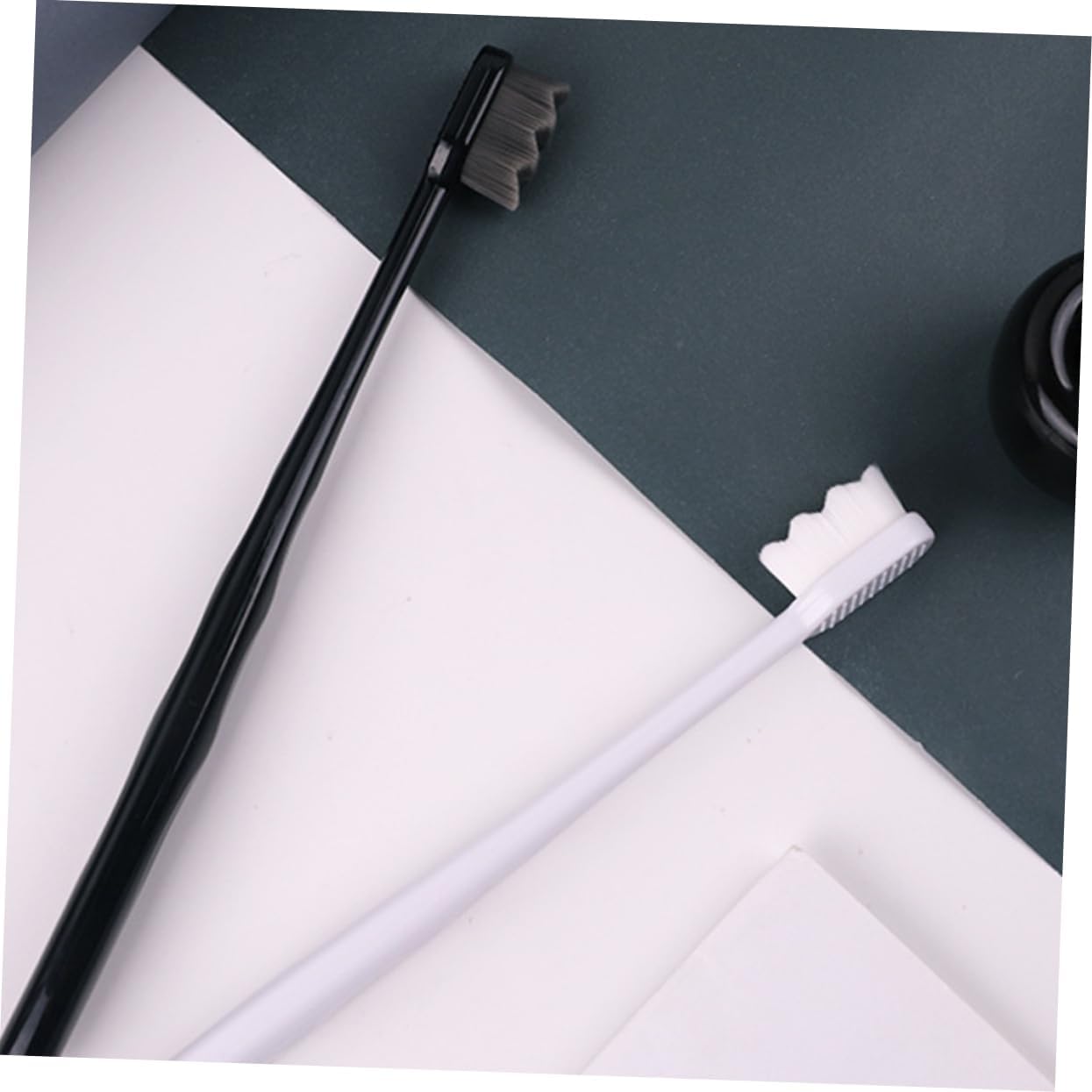 Baluue Micro-nano Soft Bristle Toothbrush Oral Care Tool White Hair White Handle Ergonomic Design