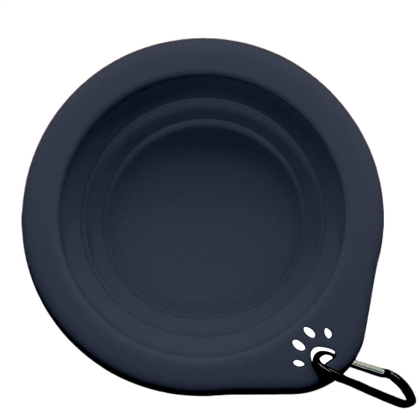 Tyinerc Ciotola per cani pieghevole, ciotola da viaggio per cani | Silicone Travel Dog Water Bowl - 300 ml portatile per animali domestici Dishage irrigazione contenitore per alimenti per animali