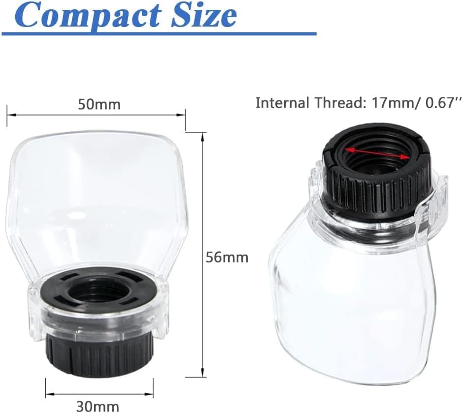 Eyech 4Pcs Rotary Tool Shield Attachment Accessories for Electric Grinder, Grinder Cover Drill Guard Case, Safety Electric Drill Protective Cover for Protect Metal Polishing Cutting Wheel