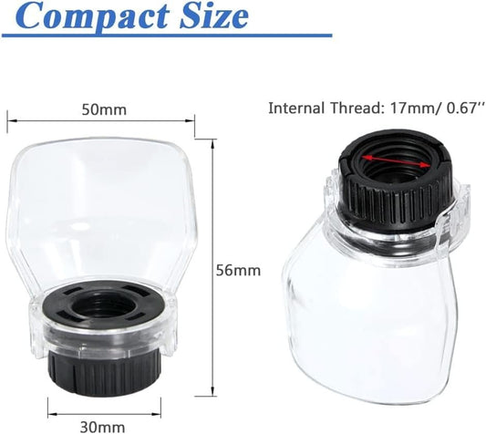 Eyech 4Pcs Rotary Tool Shield Attachment Accessories for Electric Grinder, Grinder Cover Drill Guard Case, Safety Electric Drill Protective Cover for Protect Metal Polishing Cutting Wheel