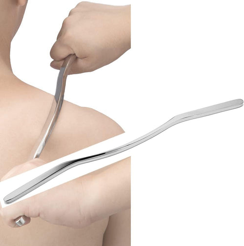Stainless Steel Long Gua Sha Tool-Guasha Long Bar Muscle Scraping Massage Tools-Help Relieve Sore Muscles Great Soft Tissue Mobilization