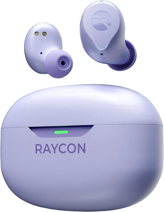 Raycon Everyday Earbuds (2024 Edition) - Bluetooth True Wireless in-Ear Buds with 32 Hours Playtime, Multpoint Technology, Extreme Comfort, and Active Noise Cancellation (Blush Violet)
