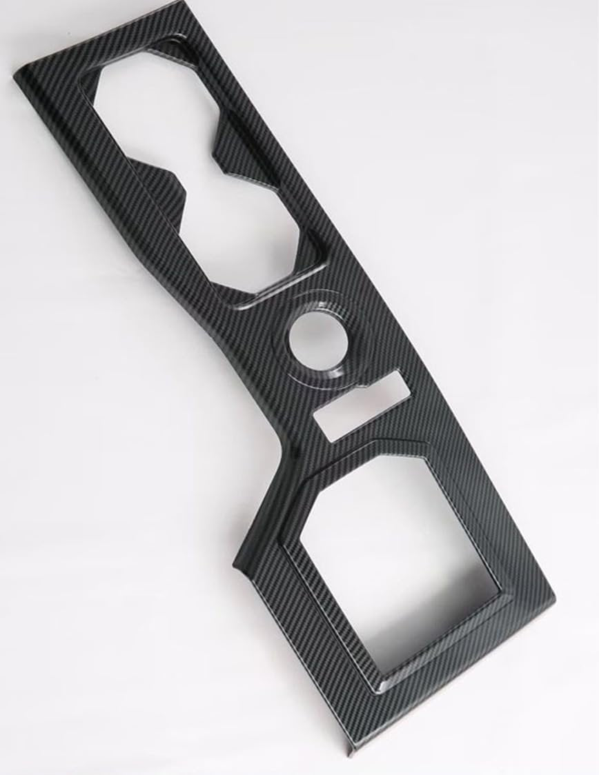 Carbon Fiber Style Gear Shift Panel Cover Fit for Mitsubishi Triton 2024 2025 Interior Accessories