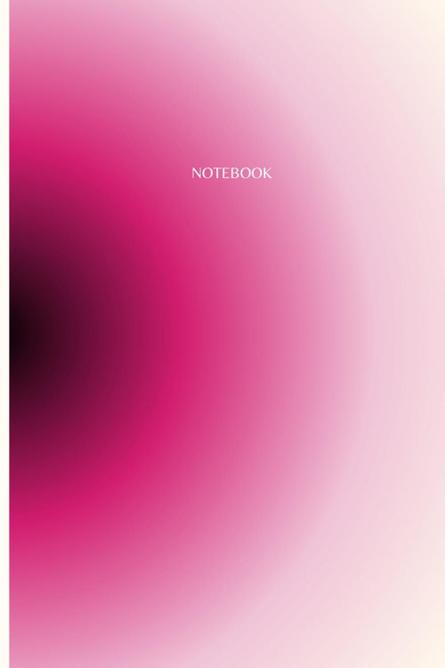 Notebook: Classic Pink Aura Notebook: Journal 120 Pages, College Ruled Lined Interior, For Office, For School, For Work, For Personal