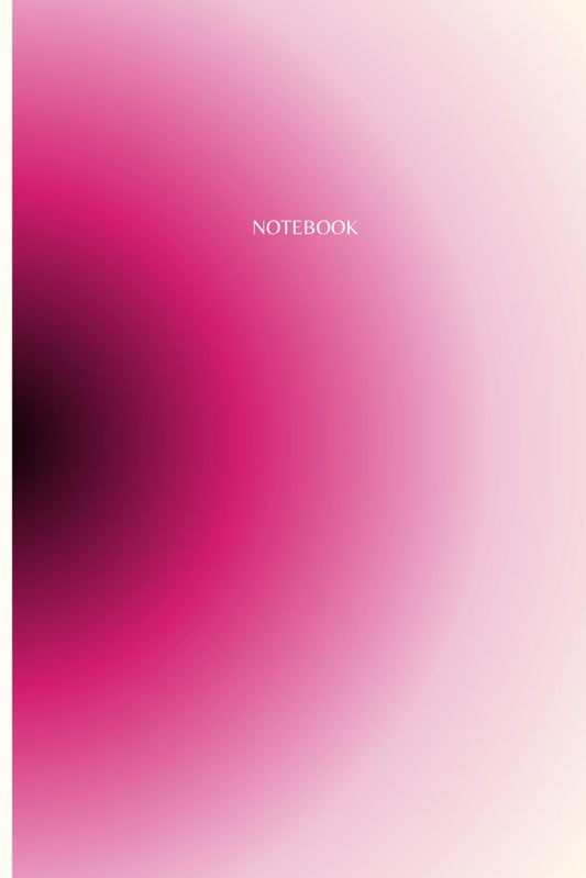 Notebook: Classic Pink Aura Notebook: Journal 120 Pages, College Ruled Lined Interior, For Office, For School, For Work, For Personal