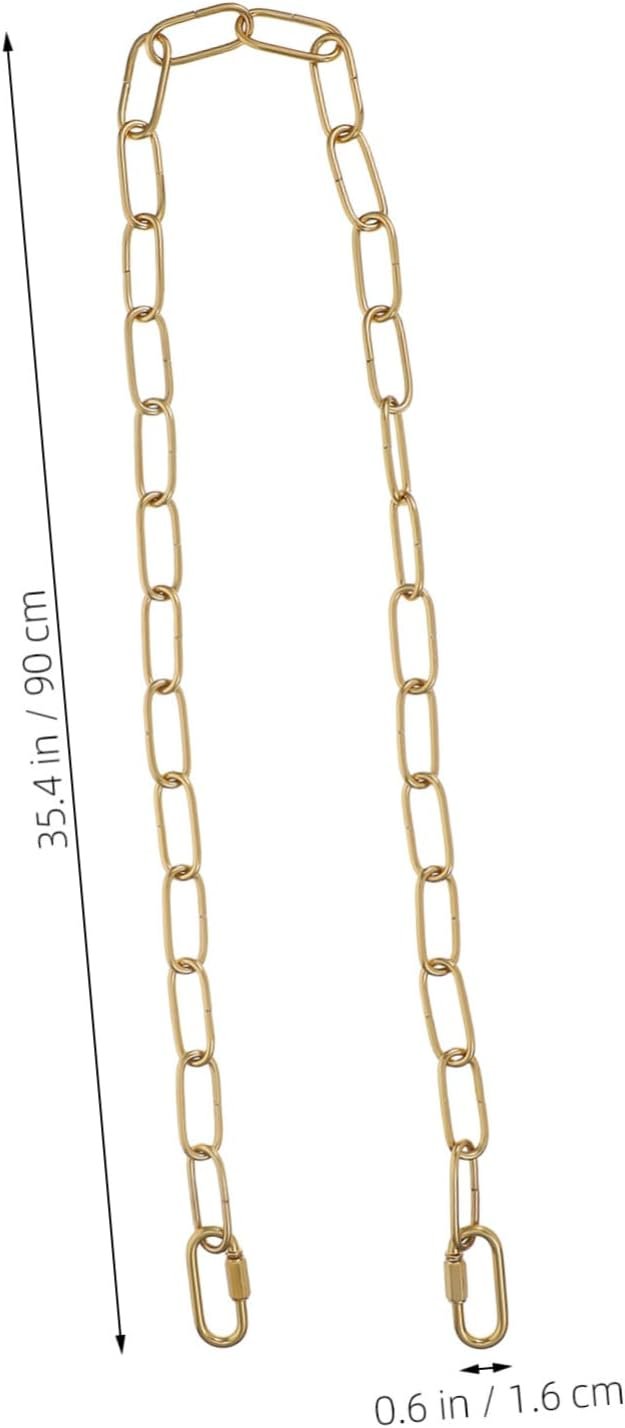 Hoement Elegant Iron Chain Industrial Pendant Lamp Chain Heavy Duty Chain for Lighting Modern