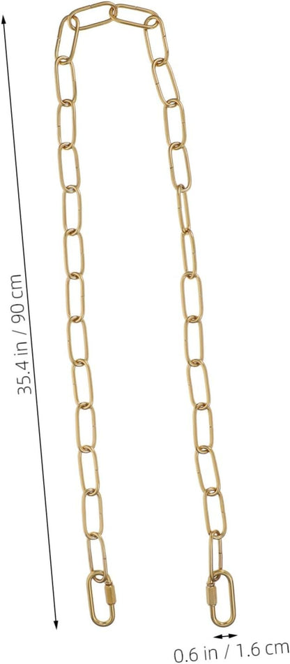 Hoement Elegant Iron Chain Industrial Pendant Lamp Chain Heavy Duty Chain for Lighting Modern