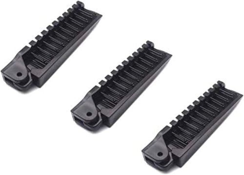 Aeyistry 3 Pcs Portable Travel Hair Comb Brush Foldable Massage Hair Comb Anti-static Hairdressing Tools Set(Black)