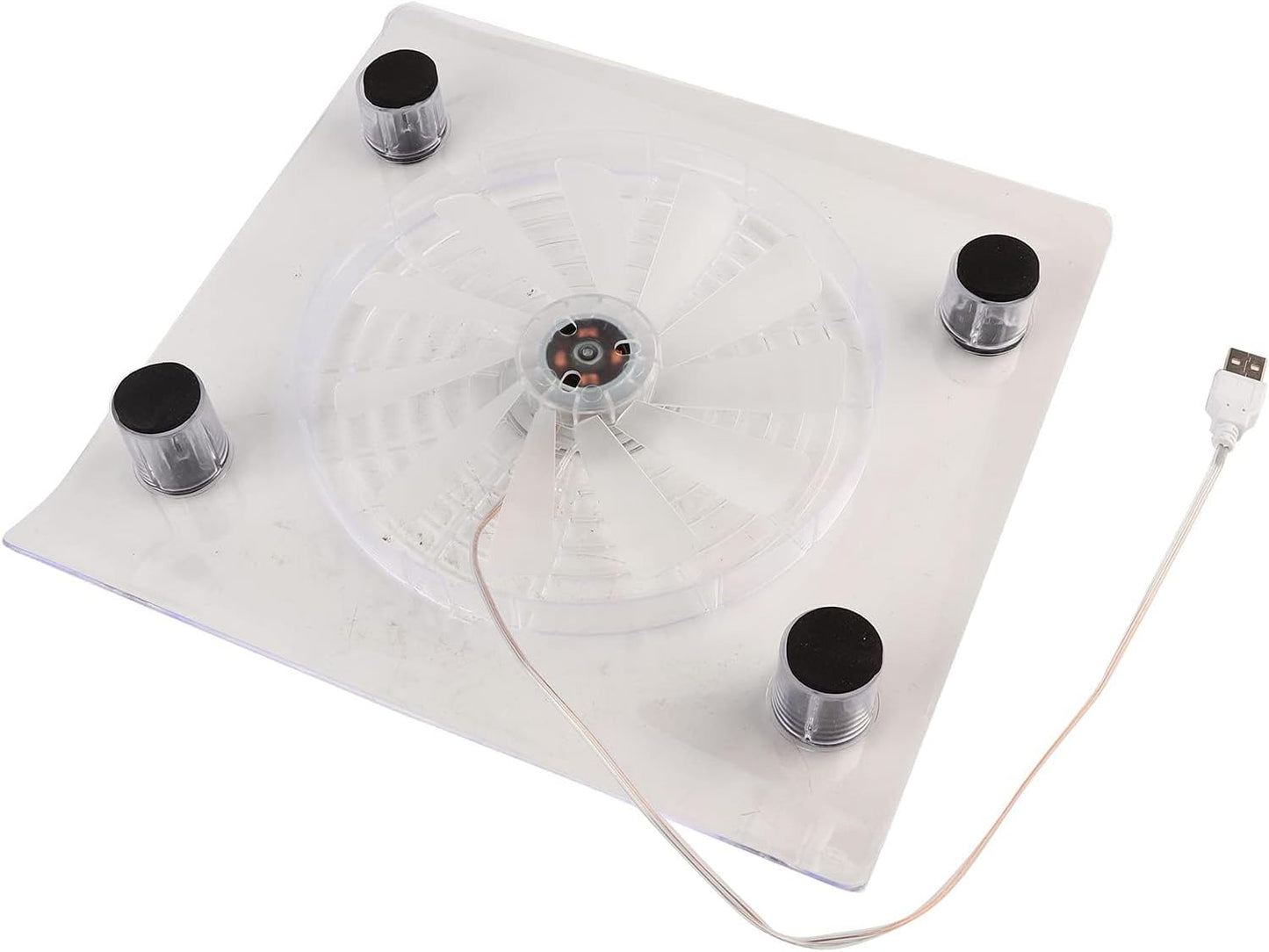 Laptop Cooling Pad, Laptop Cooling Stand Ultra Quiet USB Laptop Cooling Tray Computer Cooling Pad Gaming Laptop Fan Cooling Pad with LED RGB Lights