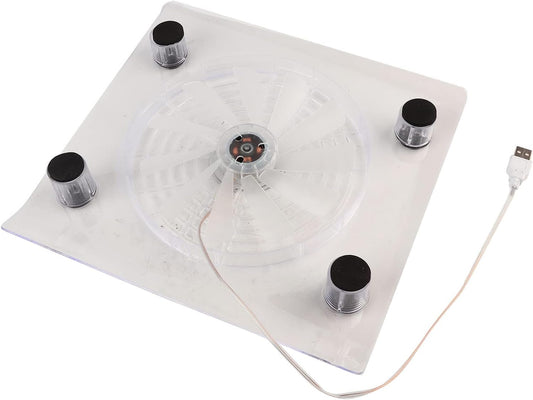 Laptop Cooling Pad, Laptop Cooling Stand Ultra Quiet USB Laptop Cooling Tray Computer Cooling Pad Gaming Laptop Fan Cooling Pad with LED RGB Lights