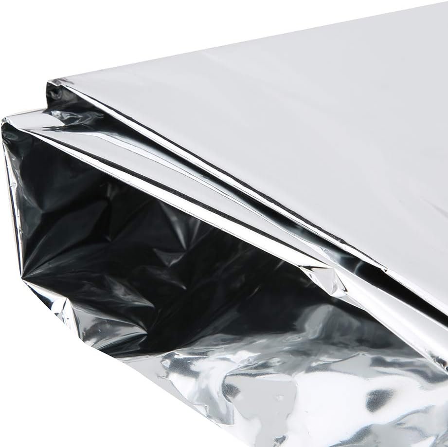 lvifloae Life Tent Earthquake Emergency Tent Thermal Reflective Outdoor Tentsilver Individual Ultralight Survival Tent Emergency Shelter Use As Survival Gear Space Blanket for Camp