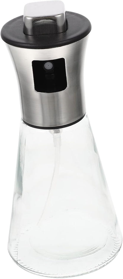CONGARTENO Stainless Steel Oil Sprayer Bottle Food Grade Spray Bottle for Oil Soy Sauce Vinegar Ergonomic