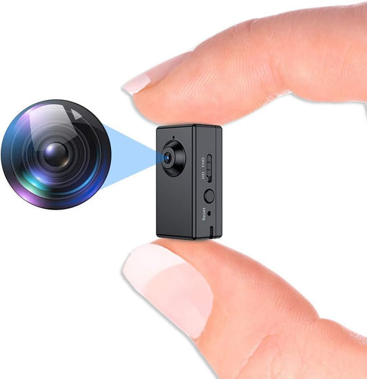FUVISION No WiFi Security Camera,Mini Camera Surveillance,1080P Micro Camera,Small Camera 90 Minutes Battery,Portable Nanny Camera Motion Detect,24/7 Loop Record,Perfect for Home and Office Security