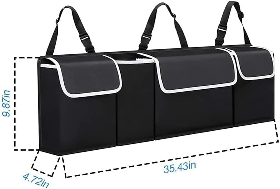 axGear Car Trunk Organizer Storage Bag for SUV Truck MPV Waterproof Collapsible